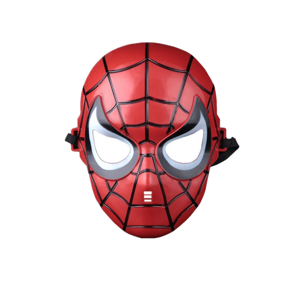 Newest Superhero Kids Capes and Masks Spiderman Costume Double Cape Superhero Kids Cosplay 3-12 Year Old Boy Halloween Gift