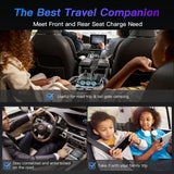 Car mobile phone fast charger, 1 + 3 car cigarette lighter