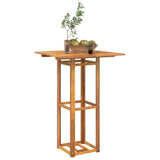 Bistro Table 29.5"x29.5"x43.3" Solid Wood Acacia