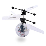 RC Flying Balls Electric Infrared Induction Drone Helicopter Ball LED Light Kids Flying Toy