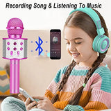 Kids Toys for 3-14 Year Old Girls and Boys Gifts; Karaoke Microphone Machine for Kids Toddler Toys Age 4-12; Christmas Birthday Valentine Gifts for 5 6 7 8 9 10 Year Old Teens kids