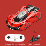 Wall Climbing Remote Control Car Dual Mode 360° Rotating RC Stunt Cars With Headlight Rechargeable Toys For Boys Christmas Birthday Gift For 4 5 6 7 8-12 Year Old Kids
