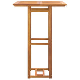 Bistro Table 29.5"x29.5"x43.3" Solid Wood Acacia