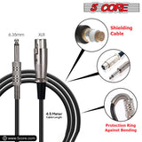 5 Core Microphone Pro Microfono Dynamic Mic XLR Audio Cardiod Vocal Karaoke ND-807 CoppereX