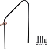 Hot Tub Steps Outdoor, 2 RV Steps with Handrail, Portable RV Stairs 3 Step, Heavy Duty Truck Camper Steps Ladders for Travel Trailers, 5th Wheel, Motor Home, Spa, and Porch