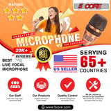 5 Core Microphone Pro Microfono Dynamic Mic XLR Audio Cardiod Vocal Karaoke ND-807 CoppereX
