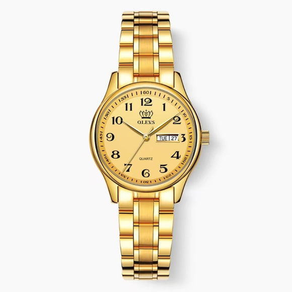 Waterproof Watch Men's Watch Calendar Middle-aged And Elderly Digital Quartz Watch