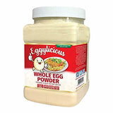 Eggylicious Whole Egg Powder, Dried Natural Protein Powder, Made from Fresh Eggs, White & Yolk mixed, Pasteurized, Non-GMO, No Additives, Used for Baking Icing,1lbs(16oz)