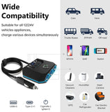 Car mobile phone fast charger, 1 + 3 car cigarette lighter