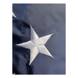 3x5 FT 210D Polyester American Flag;  Embroidered Stars;  Sewn Stripes;  Brass Grommets US Flag Outdoor USA Flags