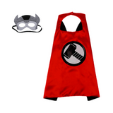 Newest Superhero Kids Capes and Masks Spiderman Costume Double Cape Superhero Kids Cosplay 3-12 Year Old Boy Halloween Gift