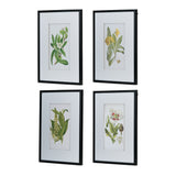 Set of 4 Botanical Flower Wall Art, Home Decor for Living Room, Dining Room, Bedroom, Hallway, 20" x 28"