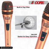 5 Core Microphone Pro Microfono Dynamic Mic XLR Audio Cardiod Vocal Karaoke ND-807 CoppereX