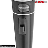 5 CORE Premium Vocal Dynamic Cardioid Handheld Microphone Unidirectional Mic with 16ft Detachable XLR Cable to ? inch Audio Jack and On/Off Switch for Karaoke Singing PM 100