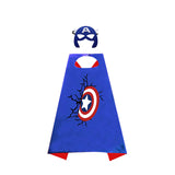 Newest Superhero Kids Capes and Masks Spiderman Costume Double Cape Superhero Kids Cosplay 3-12 Year Old Boy Halloween Gift