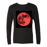Contemporary Moon Long Sleeve Men's Jersey Tee